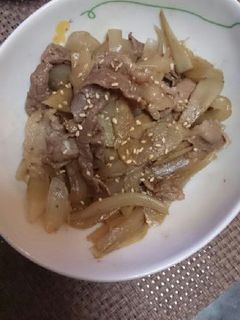 ☆牛肉とゴボウの甘辛炒め☆-レシピのメイン写真