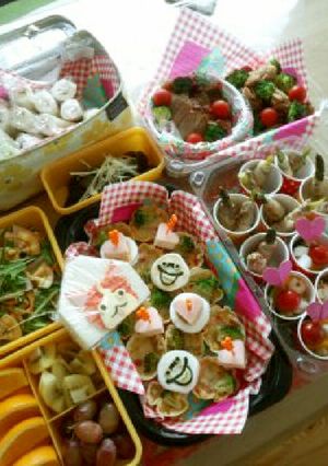 運動会のお弁当☆2014妖怪ウォッチ-レシピのメイン写真