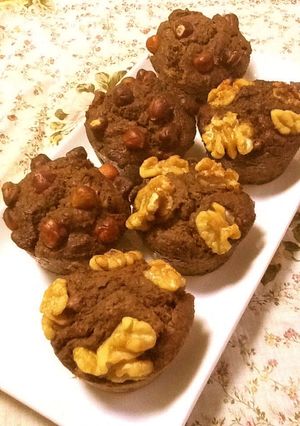 糖質制限！大豆粉でココアマフィン-レシピのメイン写真