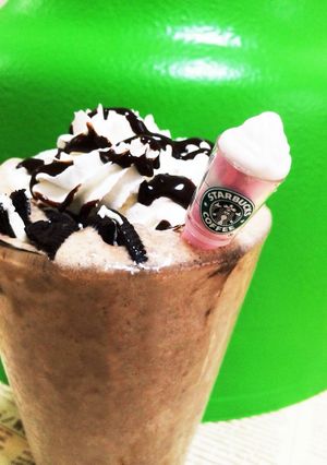 スタバ風♡簡単♪バナナチョコフラペチーノ-レシピのメイン写真