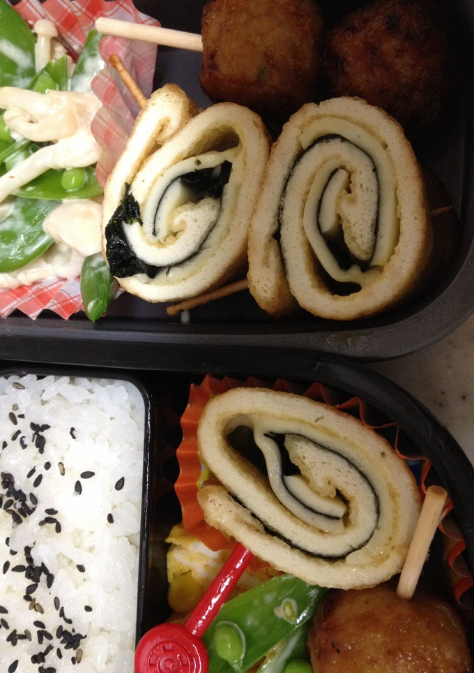 お弁当のすきまに！油あげ巻き巻き-レシピのメイン写真