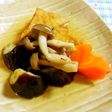 ナスと厚揚げ・シメジの煮物♪