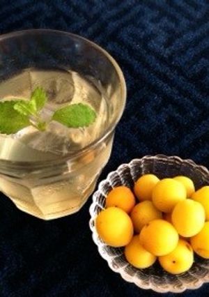 梅シロップ(酵素シロップ)で梅ジュース-レシピのメイン写真