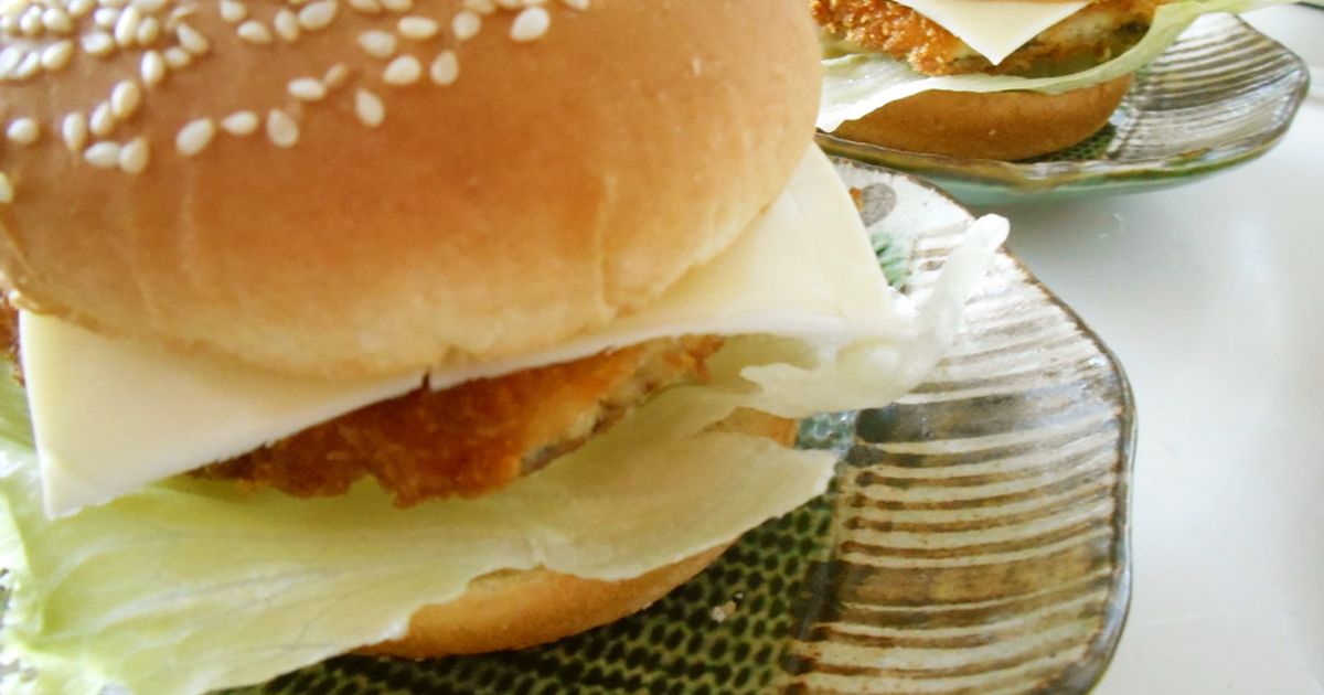 食品サンプル モスバーガー風 フィッシュバーガー 食品サンプル モスバーガー風 フィッシュバーガー