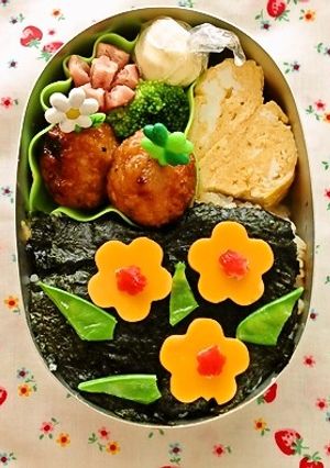 一手間で可愛い海苔弁　【キャラ弁】-レシピのメイン写真