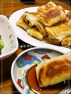 焼きビーフンの一口焼き春巻き-レシピのメイン写真