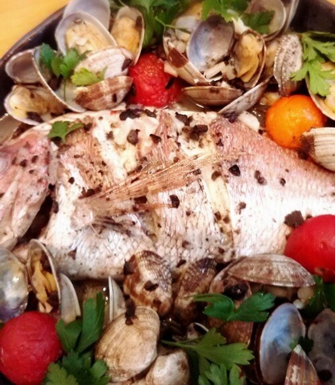 鯛のアクアパッツァ by ごまちゃん7511 【クックパッド】 簡単おいしい