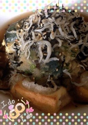 揚げ茄子・豆腐の煮浸し-レシピのメイン写真