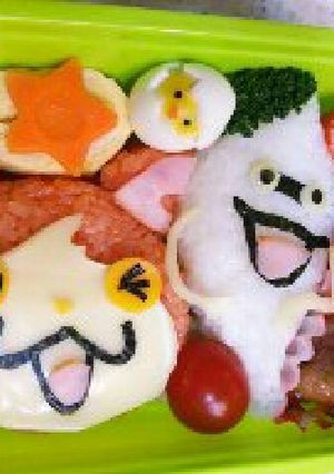 妖怪ウォッチ☆ジバニャンとウィスパー弁当-レシピのメイン写真