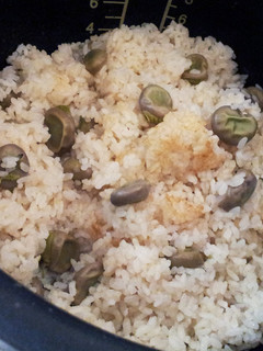 そら豆とじゃこの炊き込みご飯-レシピのメイン写真