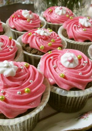 ド派手なカップケーキ-レシピのメイン写真