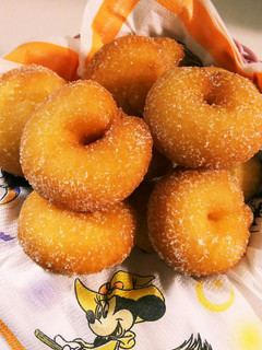 駄菓子風ドーナツ♪絞り袋で手が汚れない!-レシピのメイン写真