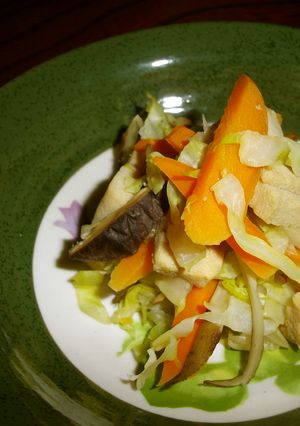 高野豆腐とキャベツの煮物-レシピのメイン写真