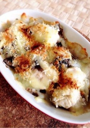 鶏ささみと舞茸のトースター焼き-レシピのメイン写真