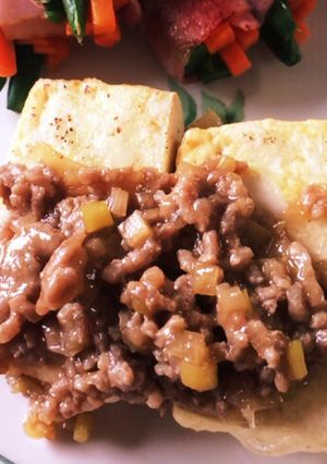 トーフステーキ 肉味噌かけ-レシピのメイン写真