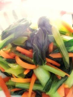 青菜炒めが劇的においしくなる方法-レシピのメイン写真
