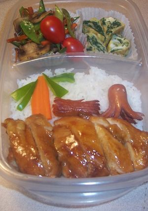 ♪照焼チキン弁当♪-レシピのメイン写真