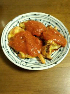 チーズチキンのトマトソースがけ♪-レシピのメイン写真