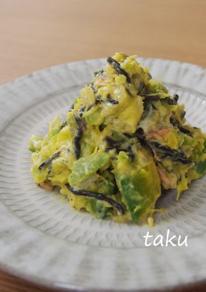 南瓜とひじきのサラダ-レシピのメイン写真
