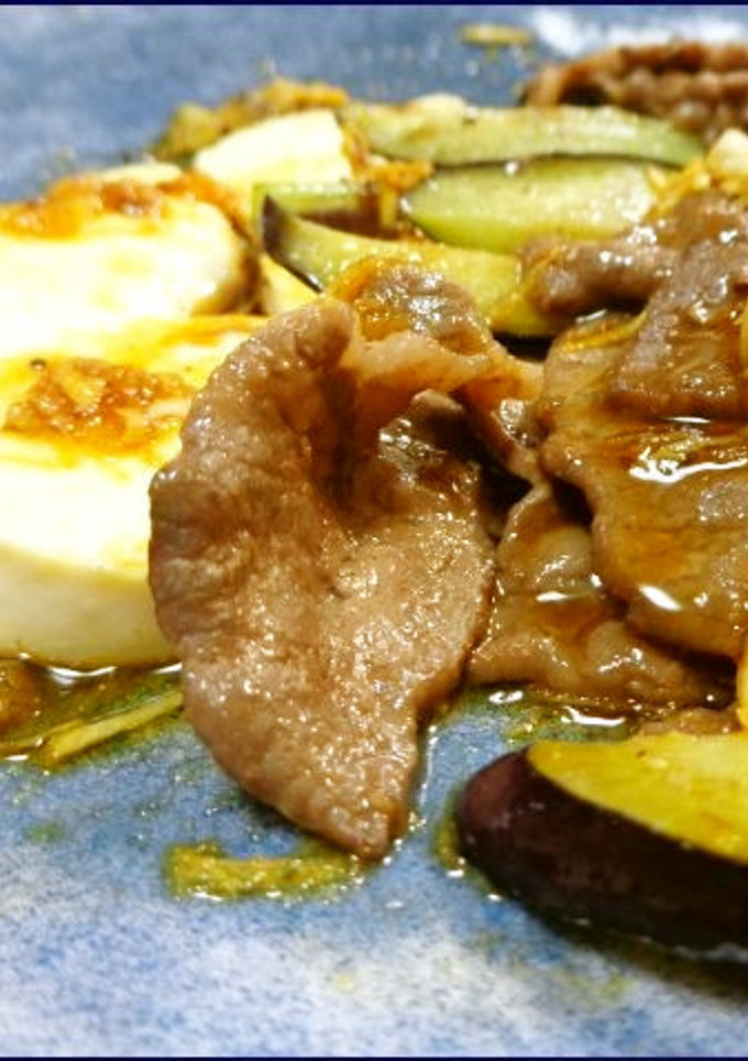 なすと豆腐と豚肉の炒め-レシピのメイン写真