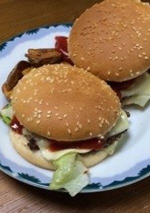 ジャーマンポテト＆ヘェンバァガァー-レシピのメイン写真