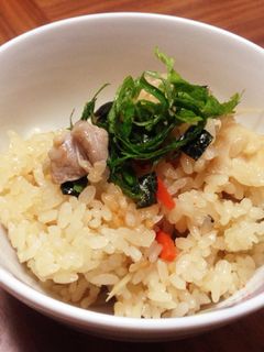 鶏とごぼうの炊き込みご飯-レシピのメイン写真
