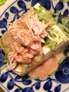 お豆腐の棒棒鶏風-レシピのメイン写真