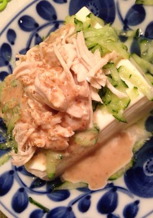 お豆腐の棒棒鶏風-レシピのメイン写真