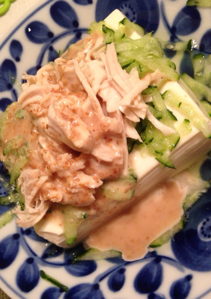 お豆腐の棒棒鶏風-レシピのメイン写真