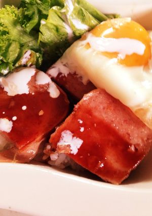スパムでお手軽！ロコモコ丼-レシピのメイン写真