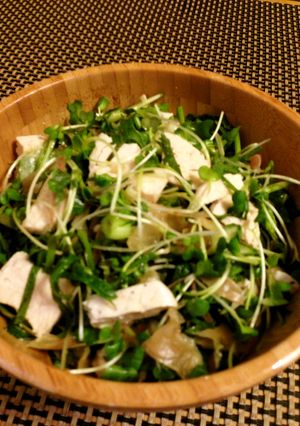 蒸し鶏と香味野菜のサラダ-レシピのメイン写真