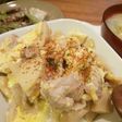 *たけのこと豚肉の卵とじ丼*