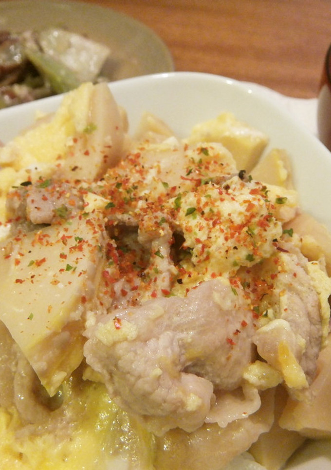 ＊たけのこと豚肉の卵とじ丼＊-レシピのメイン写真
