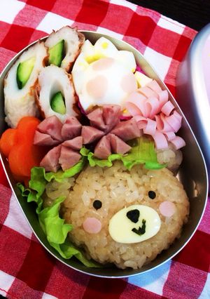 幼稚園お弁当（クマさん）-レシピのメイン写真