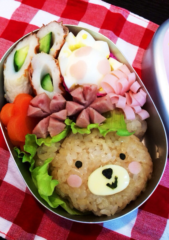 幼稚園お弁当（クマさん）-レシピのメイン写真