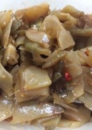 俺流！搾菜のピリ辛甘酢漬け-レシピのメイン写真