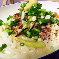 ナス豚肉ぶっかけ冷やしうどん-レシピのメイン写真