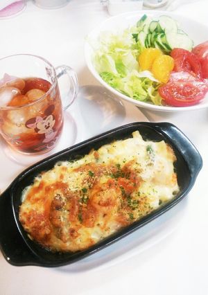 子供も大好き♡我が家の海老グラタン-レシピのメイン写真