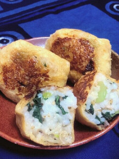 カルシウム強化 簡単焼きいなり寿司-レシピのメイン写真