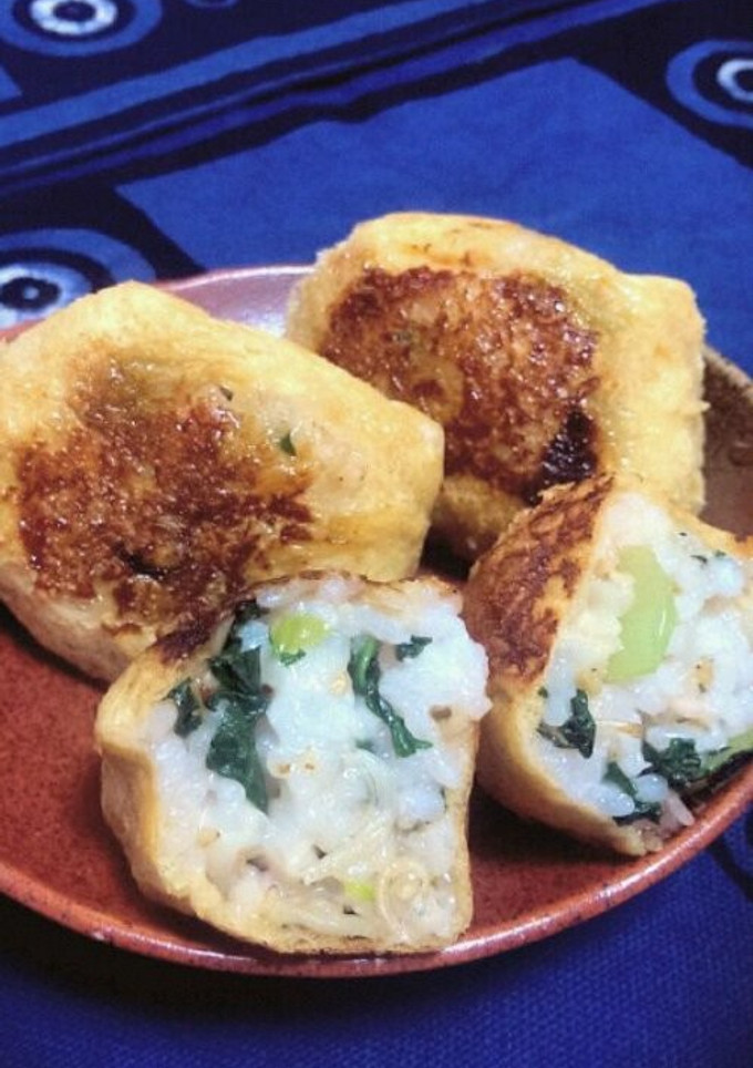 カルシウム強化 簡単焼きいなり寿司-レシピのメイン写真