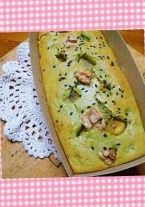 抹茶香る～簡単☆ほっこりパウンドケーキ-レシピのメイン写真