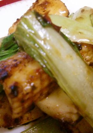 イカとチンゲン菜の炒め物！スマイリー流！-レシピのメイン写真