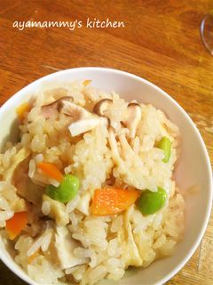 きのこと枝豆の✿炊き込みご飯-レシピのメイン写真