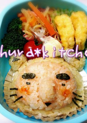 キャラ弁❈伝染るんです　カワウソくん-レシピのメイン写真