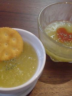 スイカのスープ2種-レシピのメイン写真