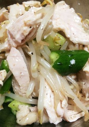 驚くほどしっとり！！鶏胸肉の和え物-レシピのメイン写真