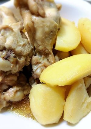 万能たれで！鶏手羽元とじゃがいも煮-レシピのメイン写真