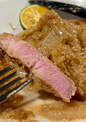 厚切りポークの醤油麹ジンジャーステーキ-レシピのメイン写真