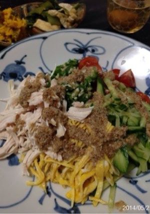 【減塩】ゴマだれ冷やし麺-レシピのメイン写真