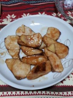 残ったお刺身の照り焼き♪-レシピのメイン写真